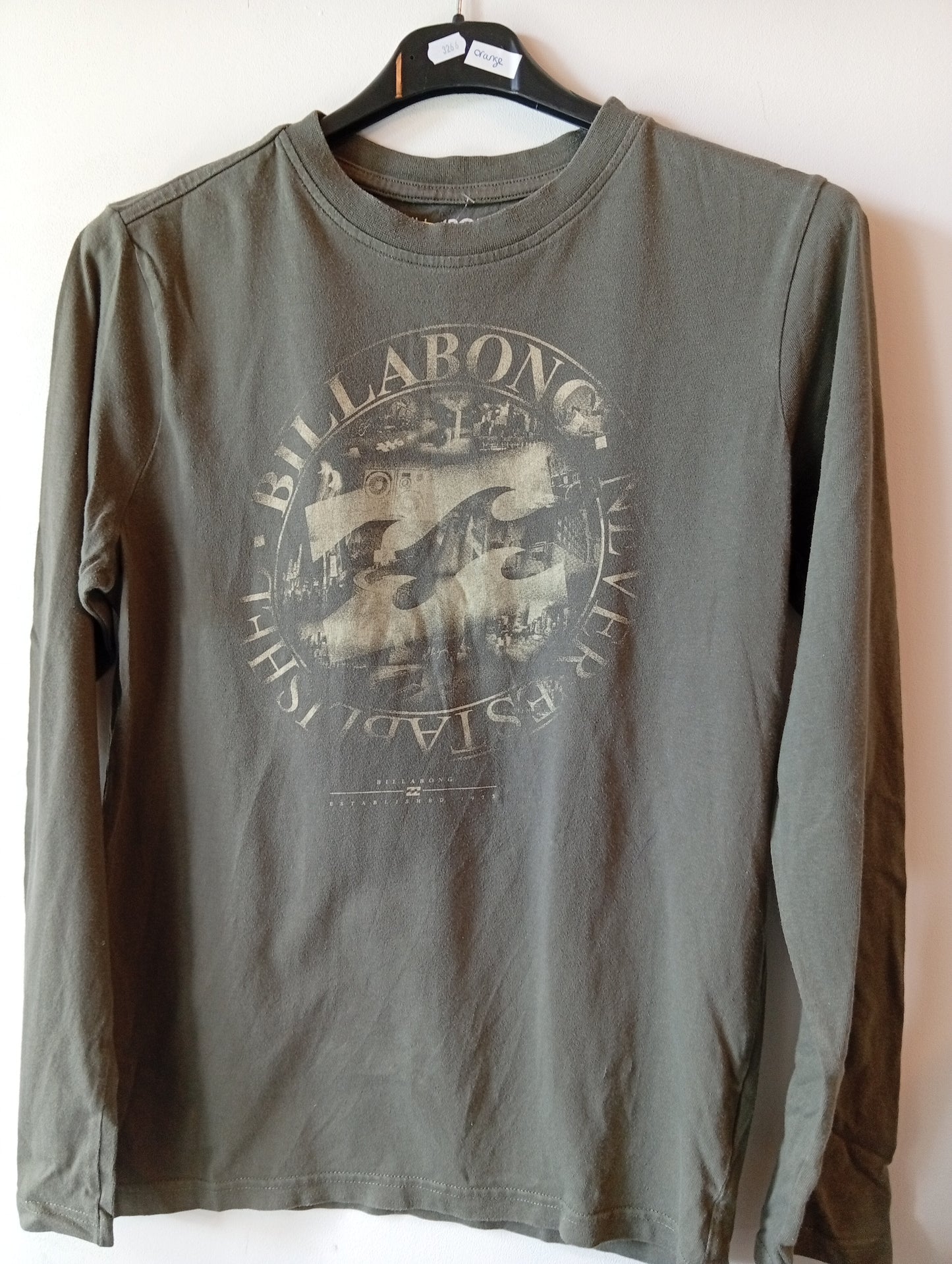 T-shirt garçon Billabong kaki - Taille 14 ans. I003