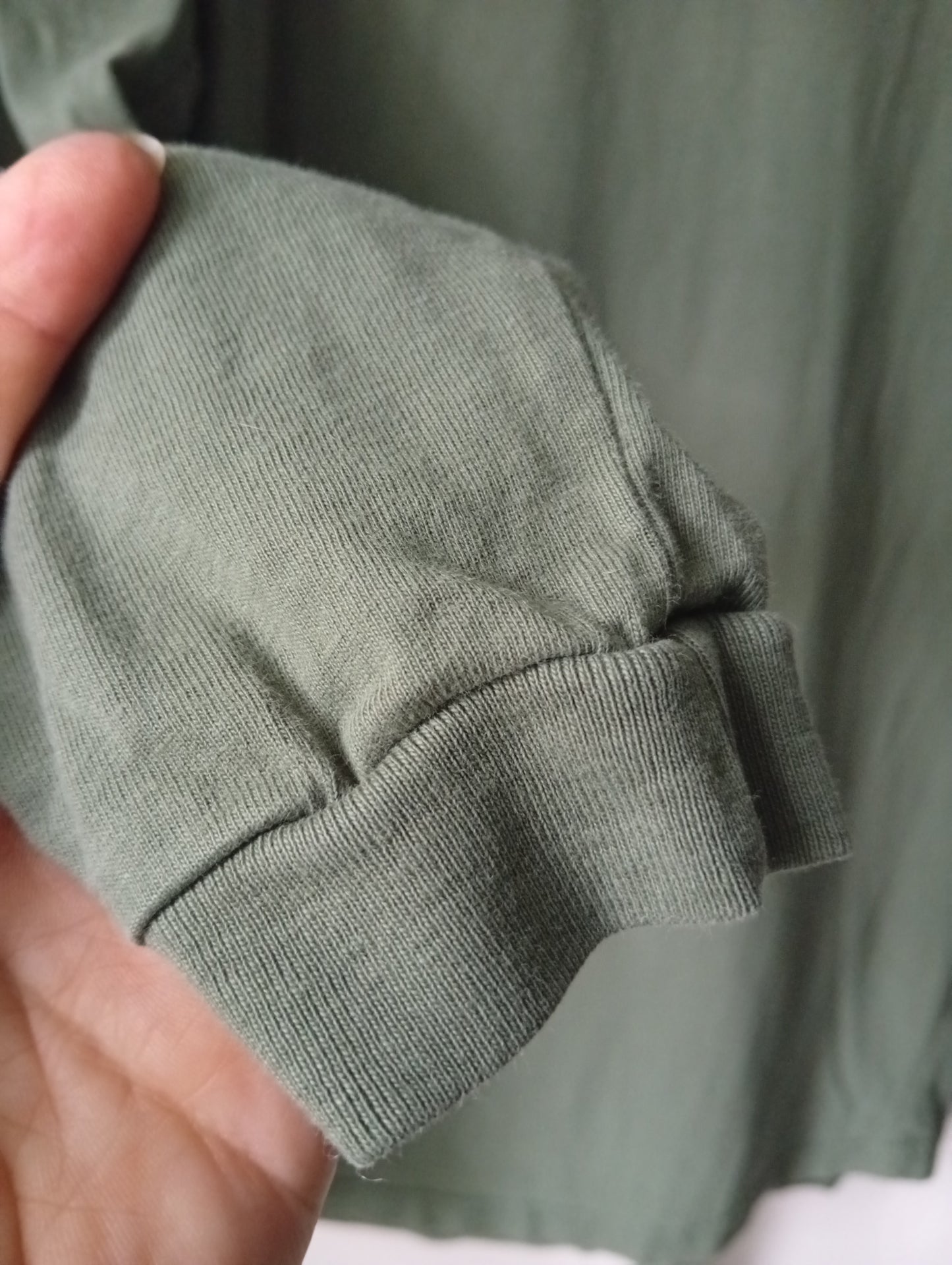 T-shirt manches longues homme FSBN vert kaki B0026