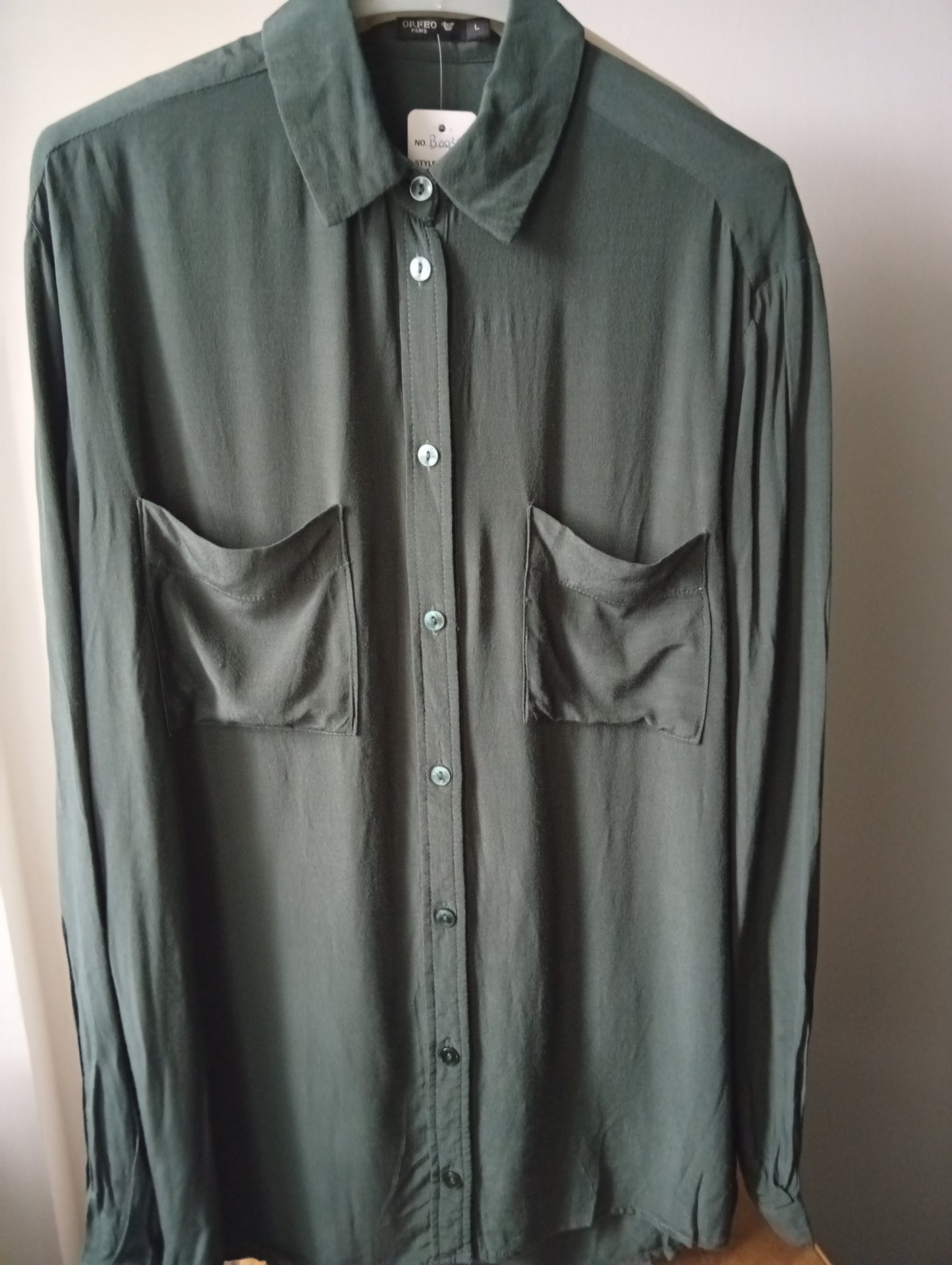 Chemise femme manche longue Orfeo taille L. D0013