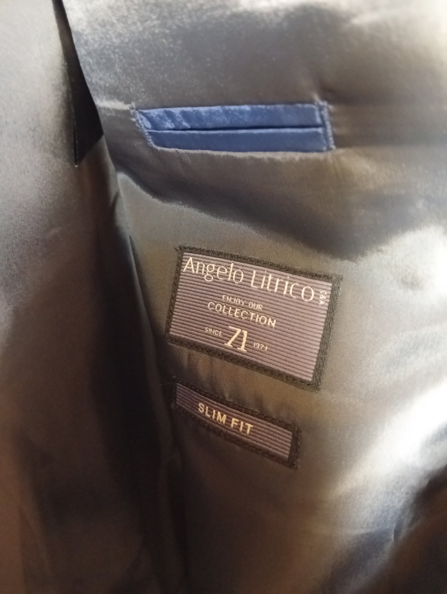 Veste de Costume Angelo Litrico Taille 58. G 0021