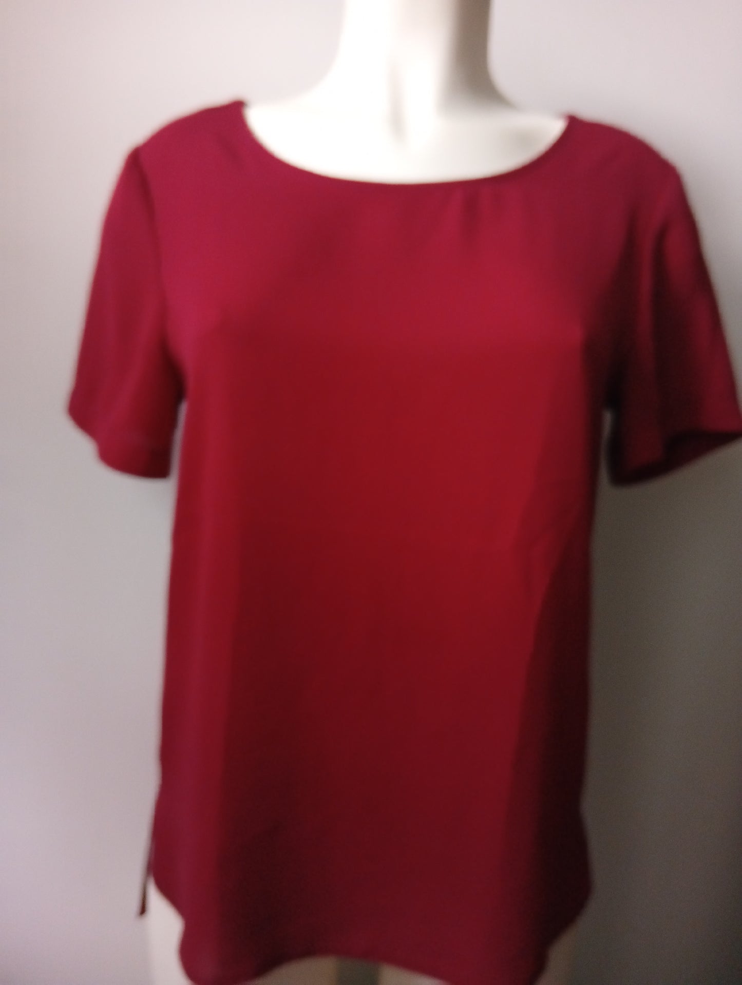 Blouse couleur bordeaux femme Atmosphère taille 38  D009