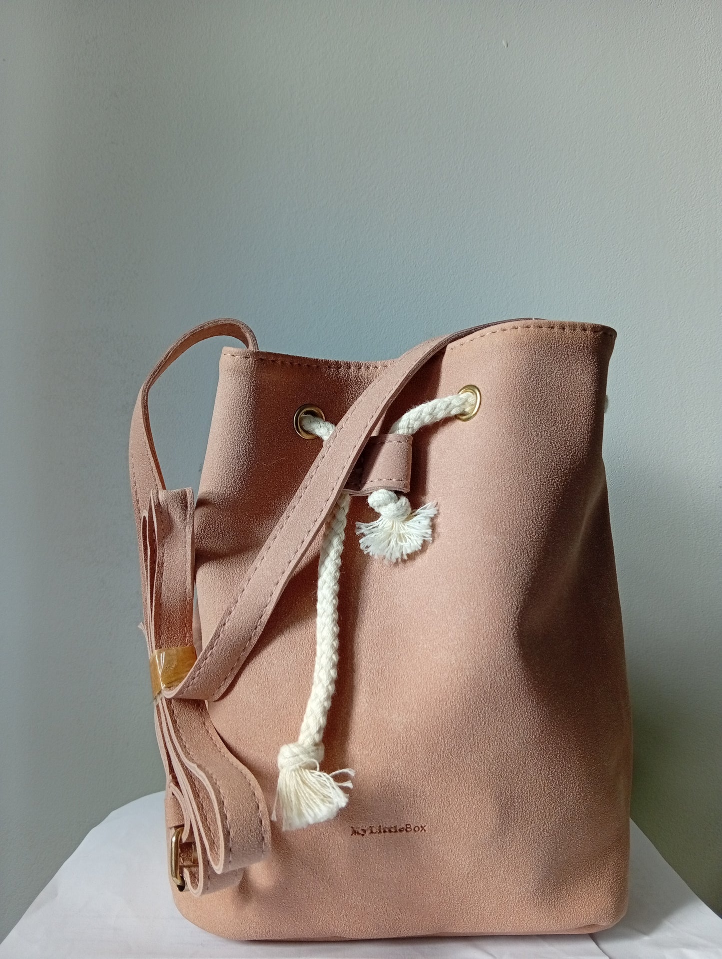 Petit sac My Little Box avec bandoulière rose. C0023