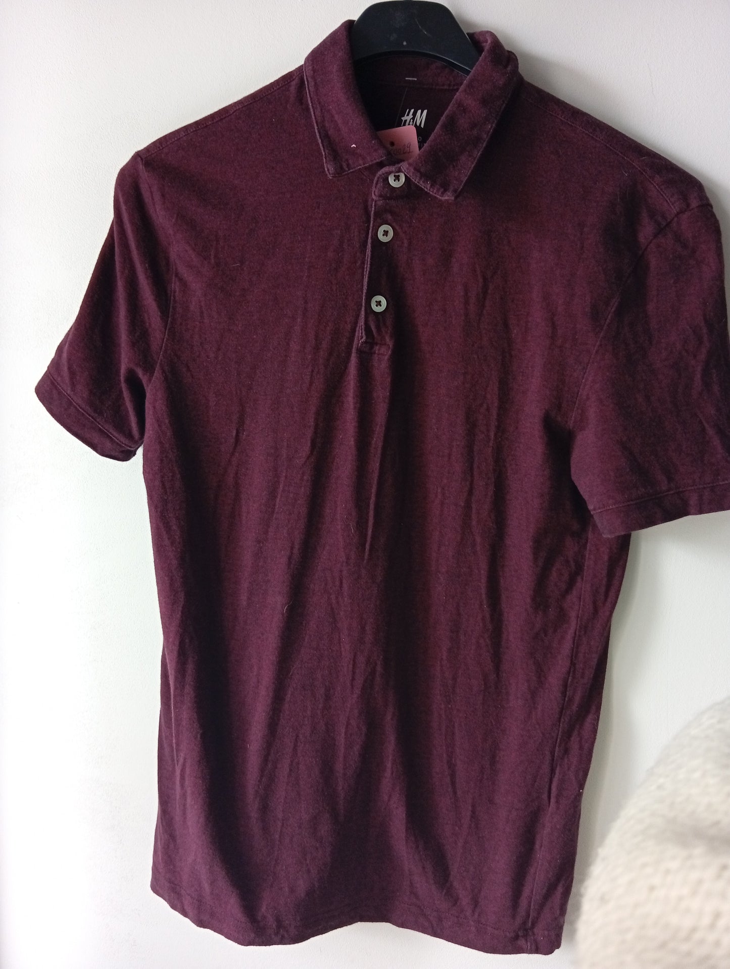 Polo H&M Homme Slim Fit Manches Courtes - Taille XS. K0029