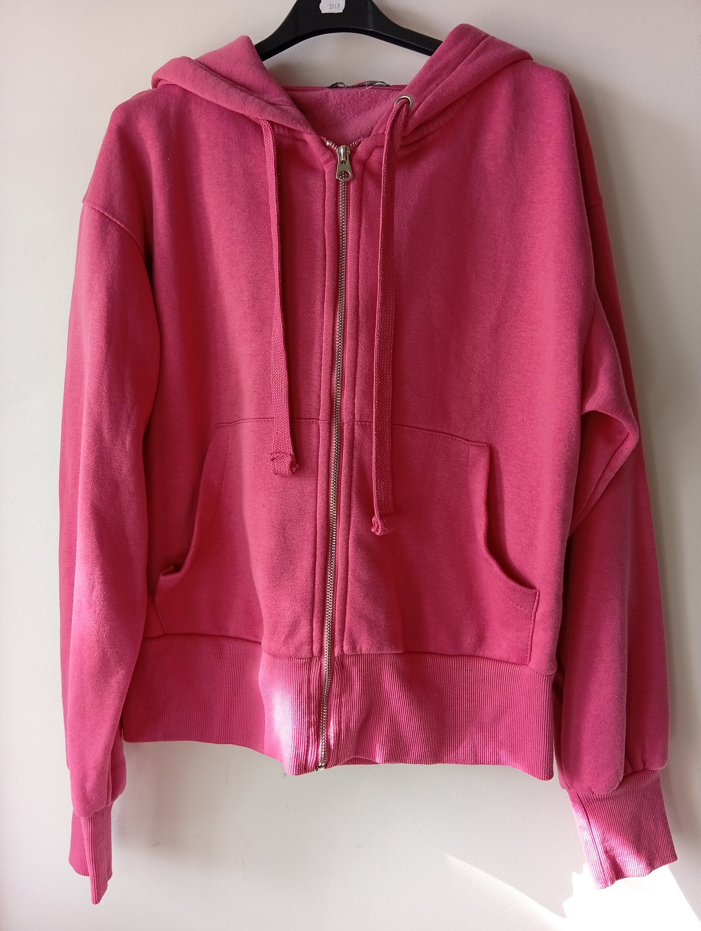 Veste à capuche Bershka taille M rose. E0022