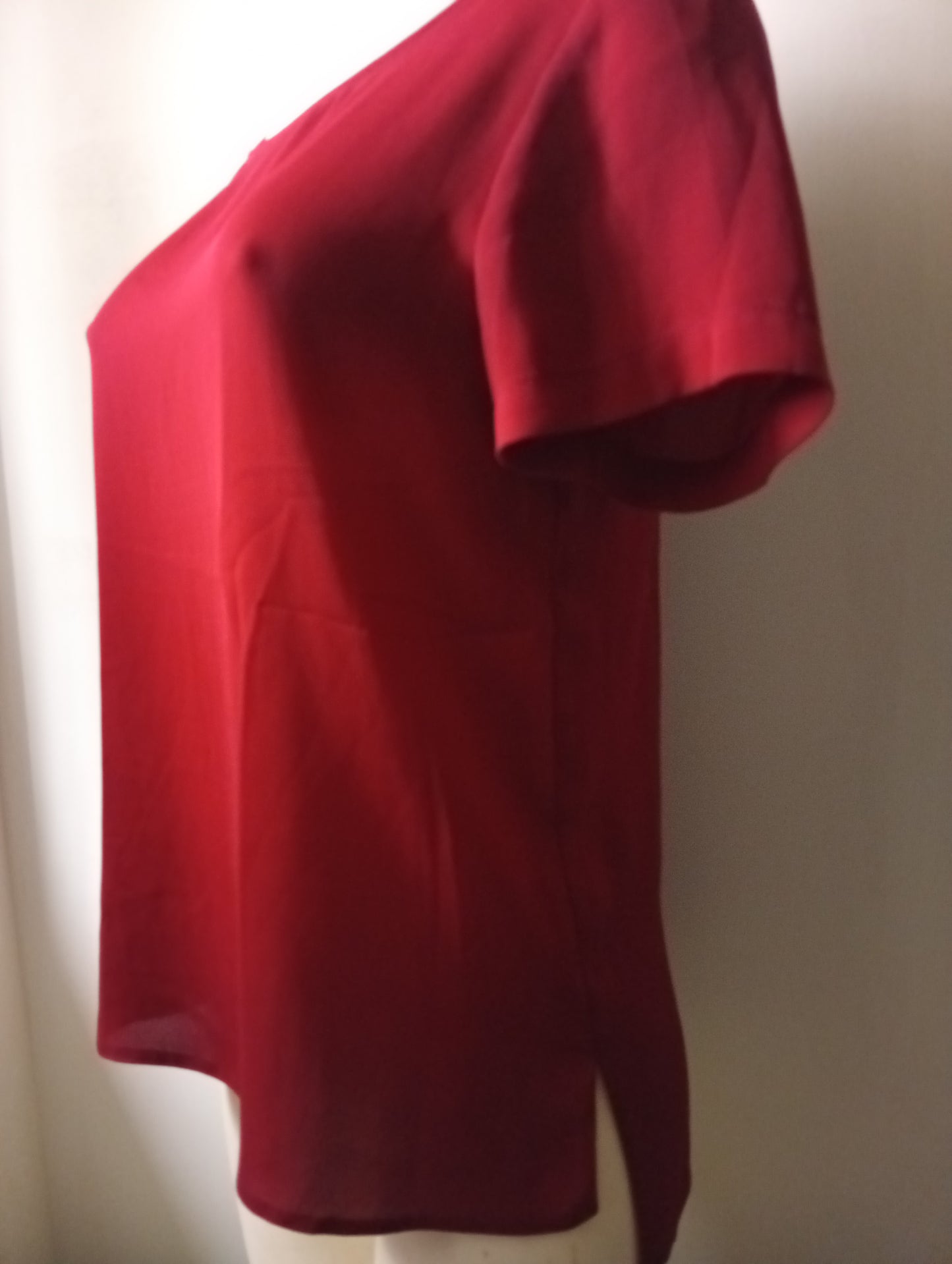 Blouse couleur bordeaux femme Atmosphère taille 38  D009