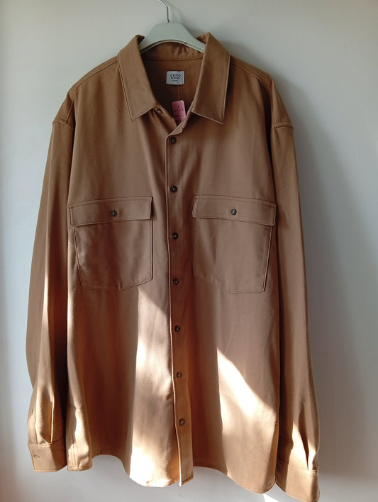 Surchemise/ chemise Celio camel xxl  E0036