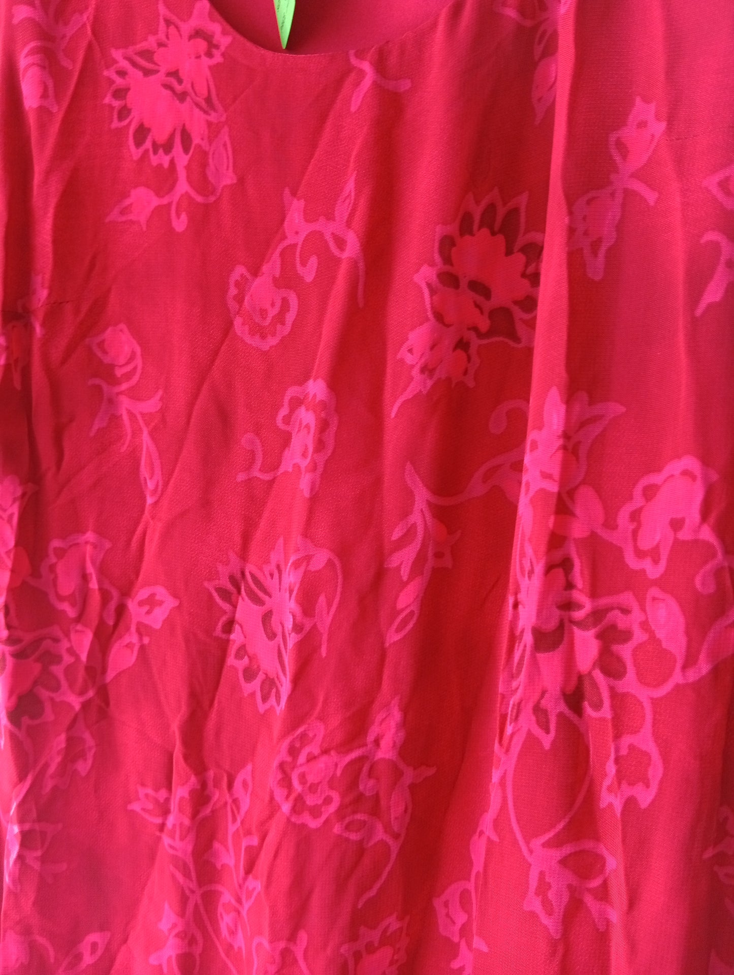 Robe longue sans manche 1.2.3 taille 46 - Voile superposé. K007