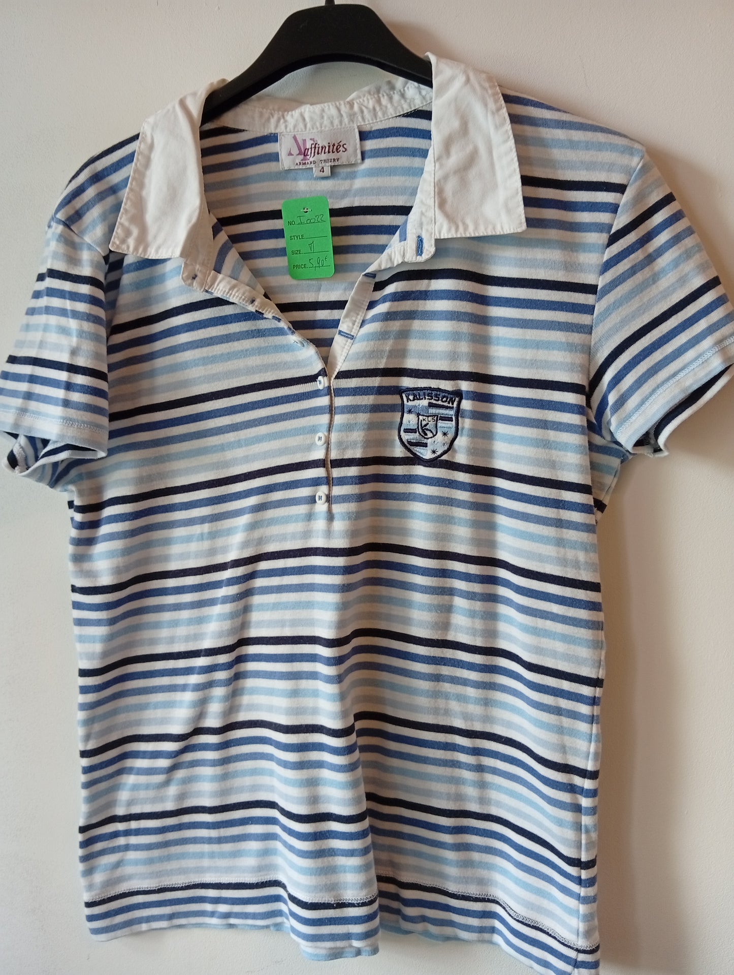 T-shirt polo femme manche courte Affinités Armand Thiery - Taille M I0022