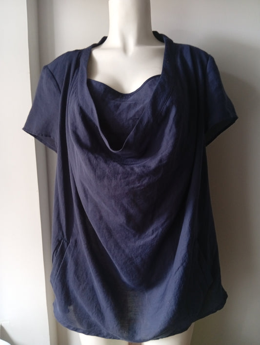 T-shirt femme Autre Thon taille 48 bleu marine. C0021