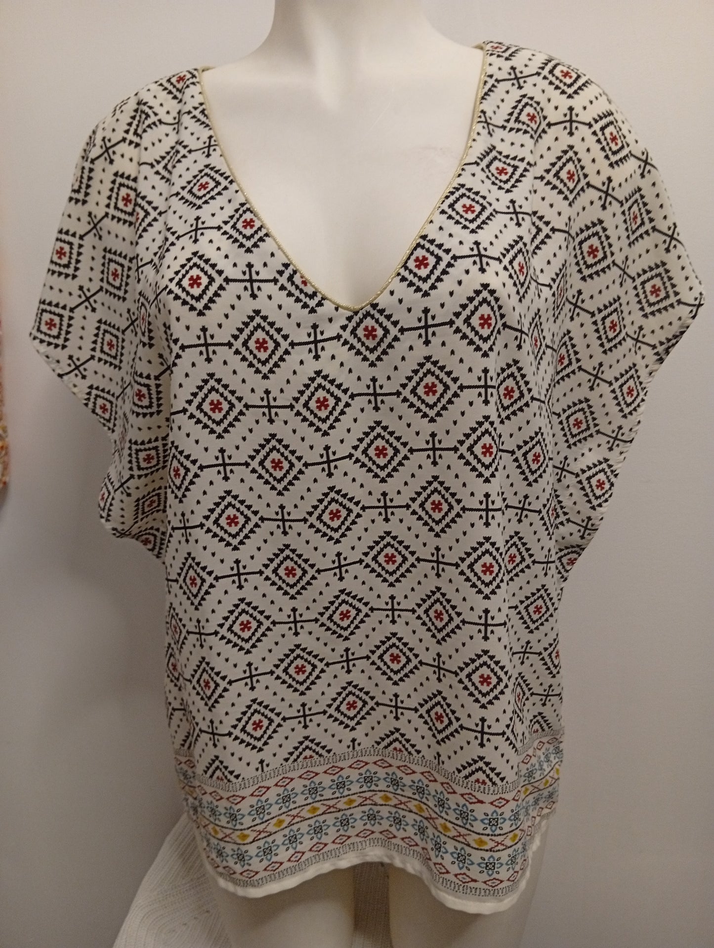 Blouse Vintage Love - Taille Unique. K0010