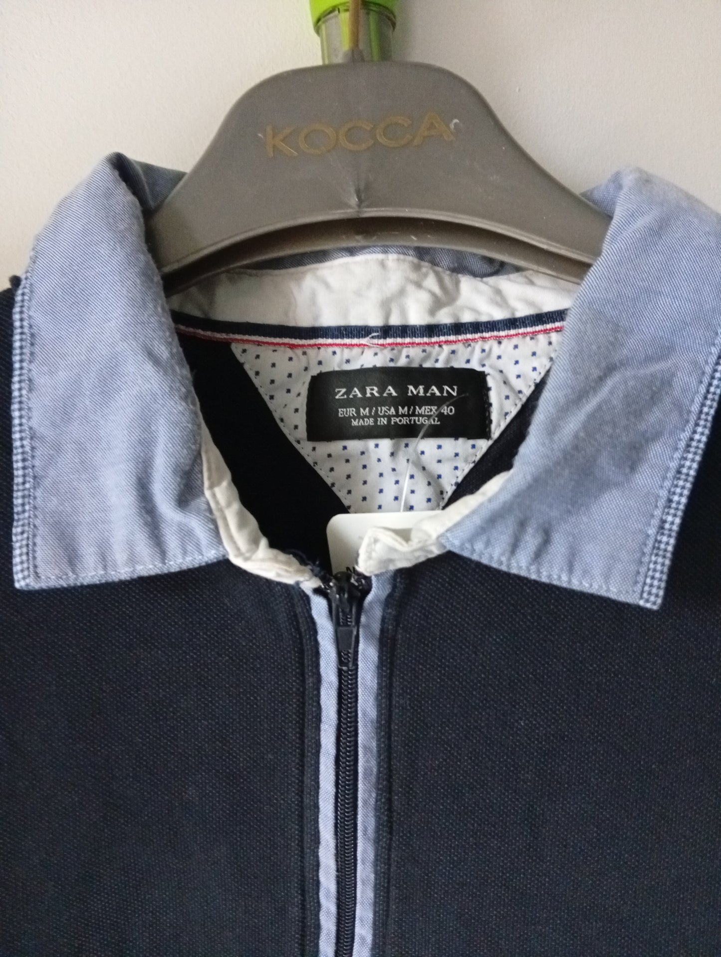 Polo Homme Zara Man Noir Taille M  D004