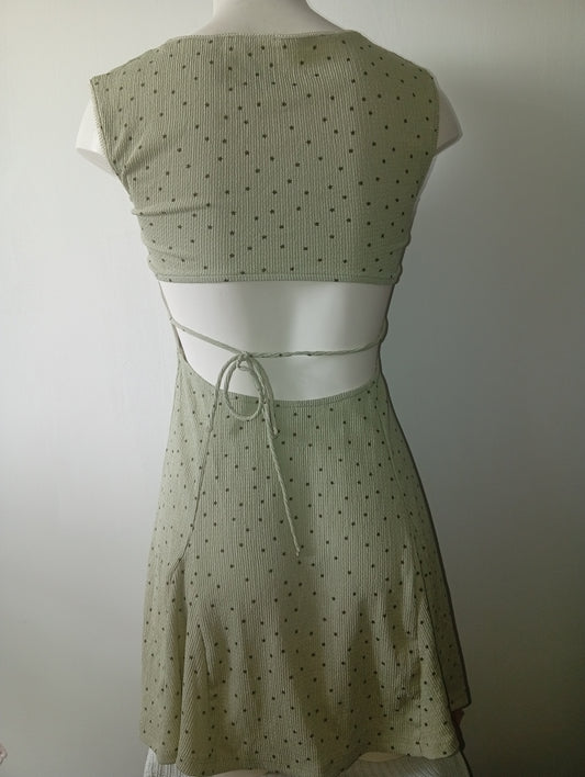 Robe sans manche Bershka - Kaki - M. K0013