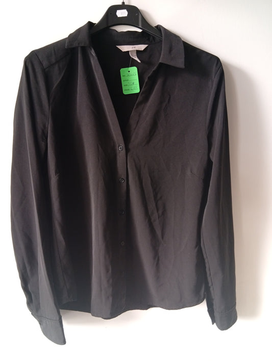 Chemise femme H&M noire - Taille 34. K0024
