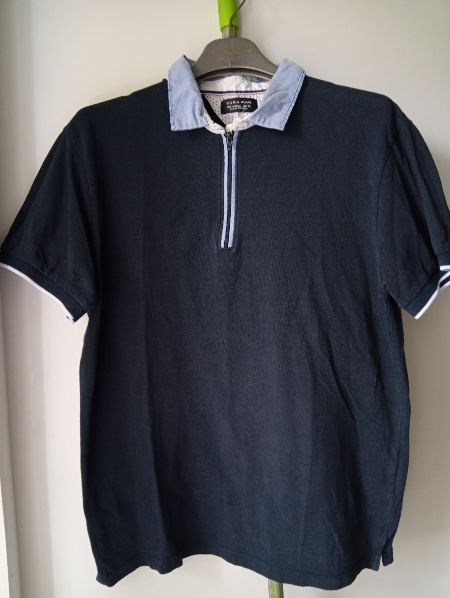 Polo Homme Zara Man Noir Taille M  D004