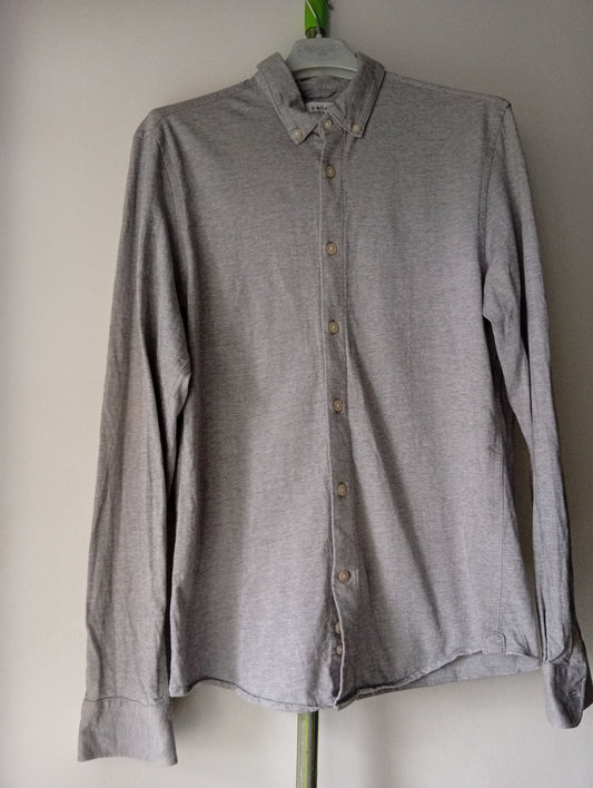 Chemise homme Celio manches longues gris chiné - Taille S. A0018