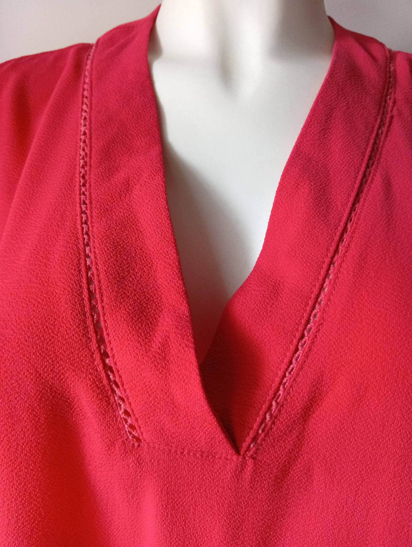 Blouse femme Manoukian taille L couleur brique. C0013