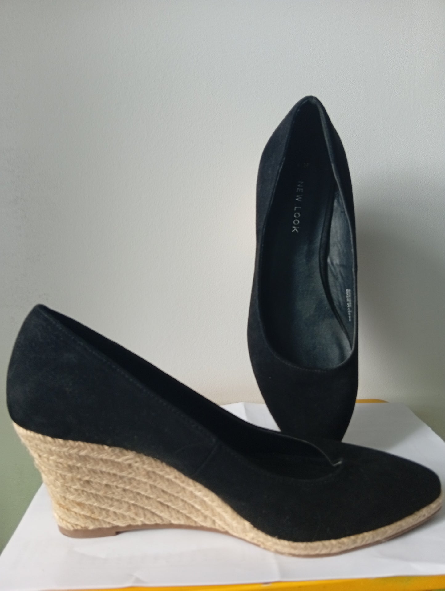 Chaussures femme compensées New Look - Taille 39 - Noir   A00