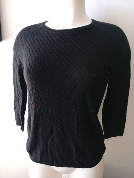 Pull femme H&M noir taille M. J009