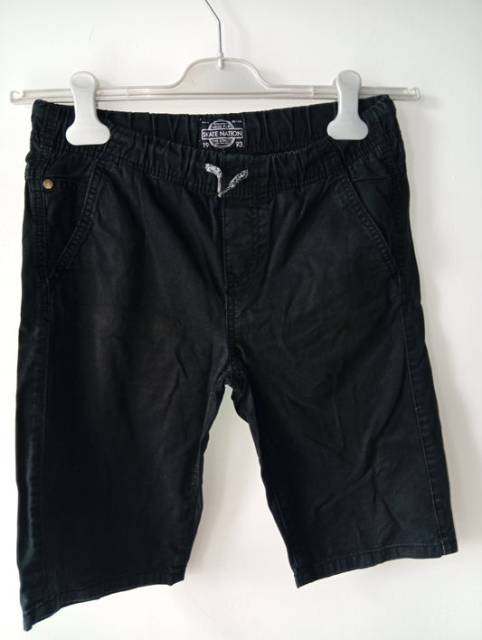 Bermuda enfant C&A noir - Taille 10-12 ans  K0030
