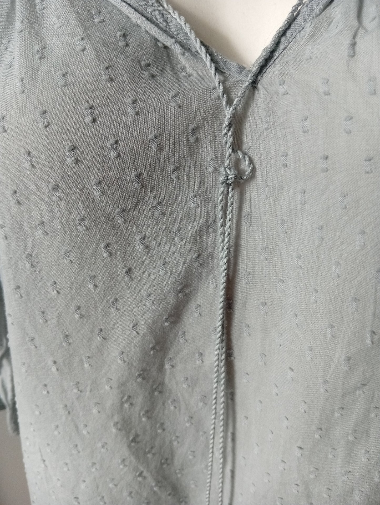 Blouse femme stile Benetton gris taille S. D0016