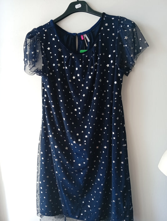 Robe de cérémonie Orchestra fille 12 ans - Tulle étoilé. J006