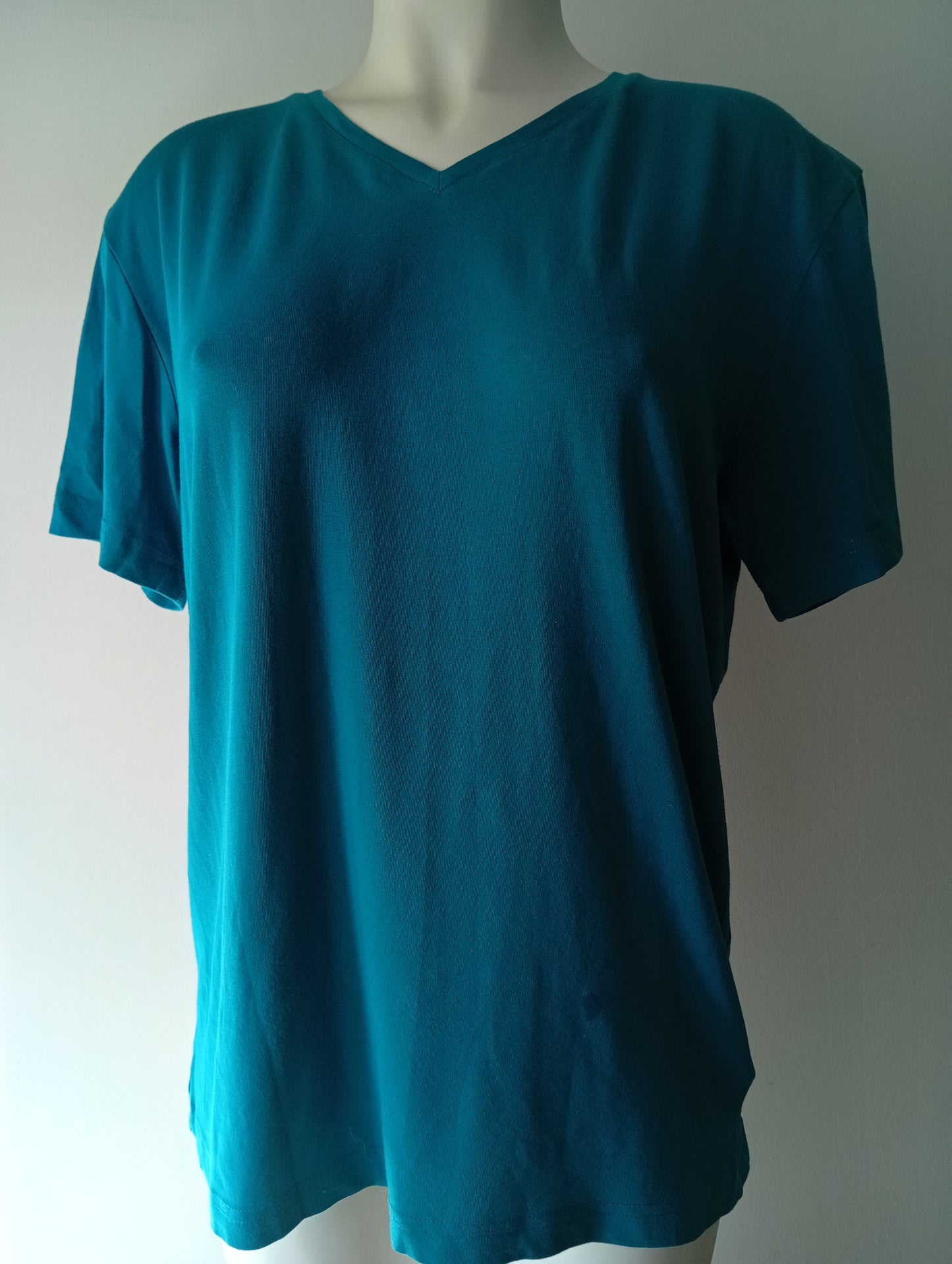 T-shirt Femme H&M Col V Taille L.  L009