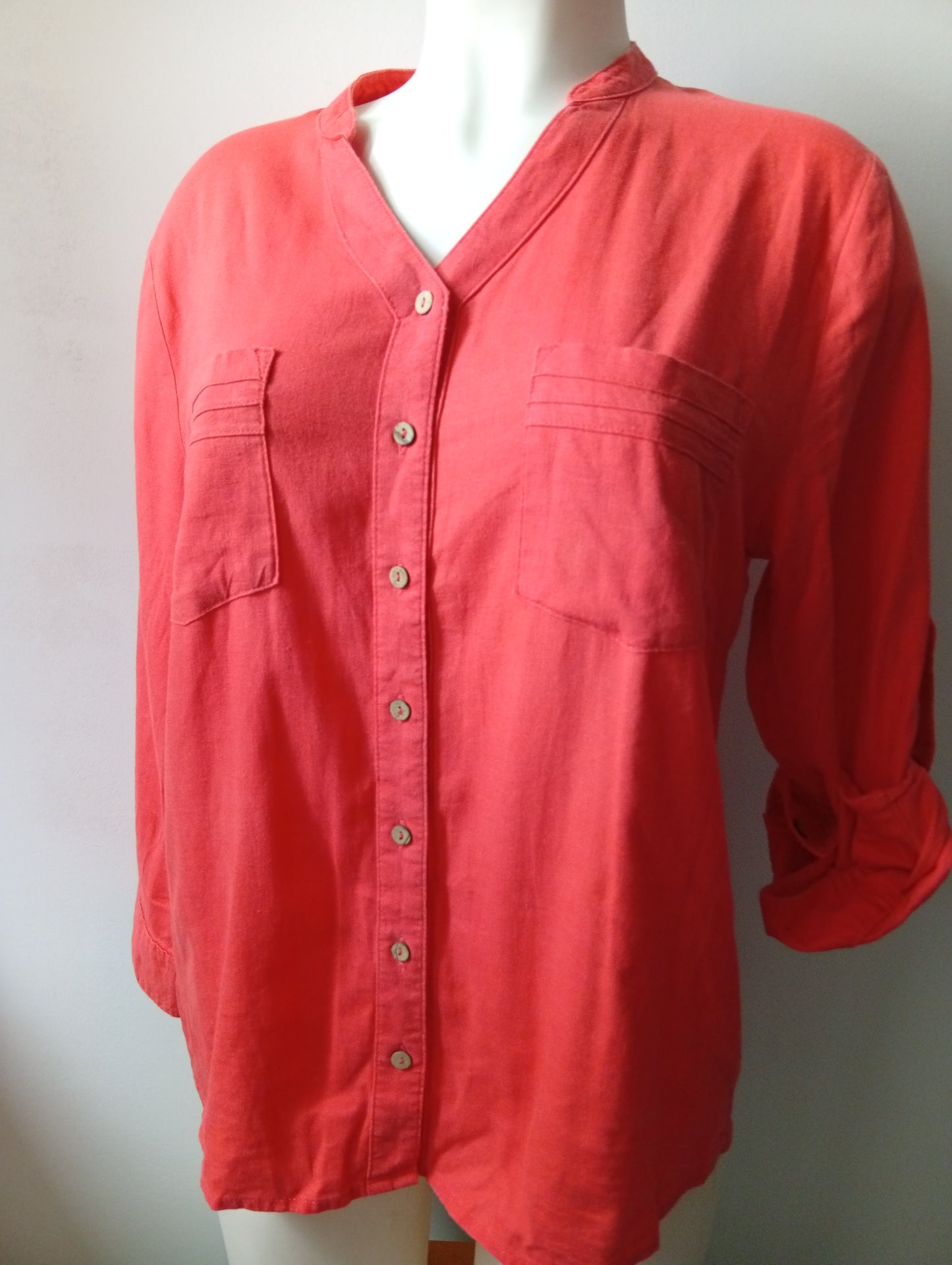 Blouse femme Anna Karel orange - Taille 40. D008