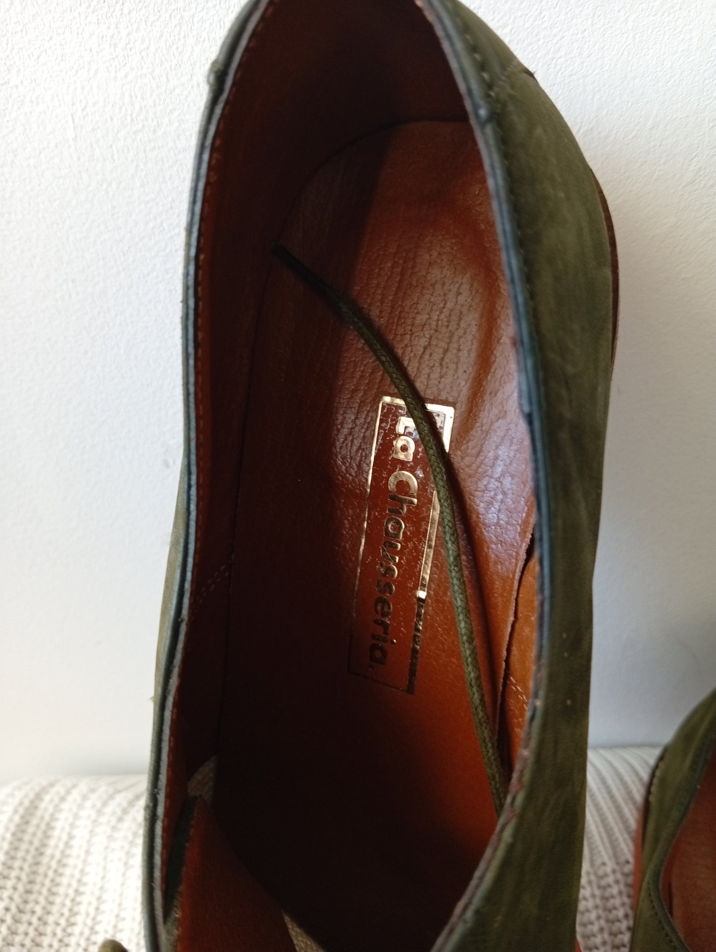 Chaussures homme La Chausseria - Pointure 41 - Vert kaki   J004