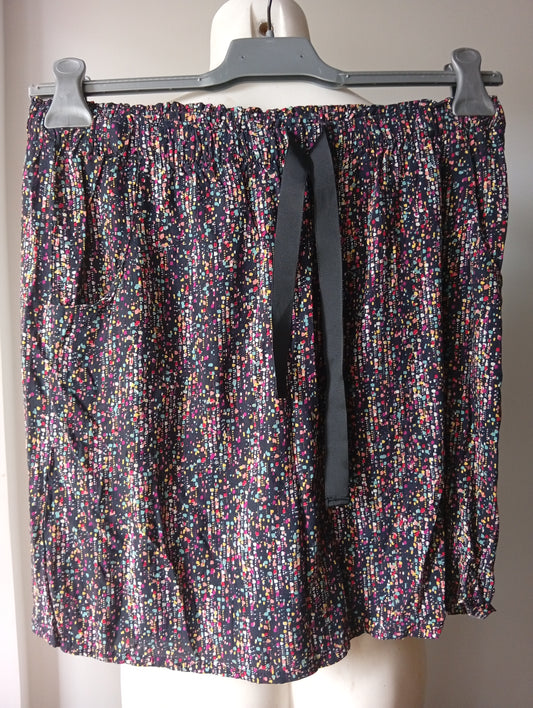 Jupe Bonobo multicolore - Taille 38. C007