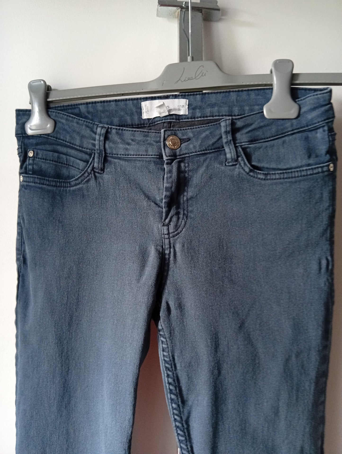 Jean Femme MNG - Gris Noir T38. D0022