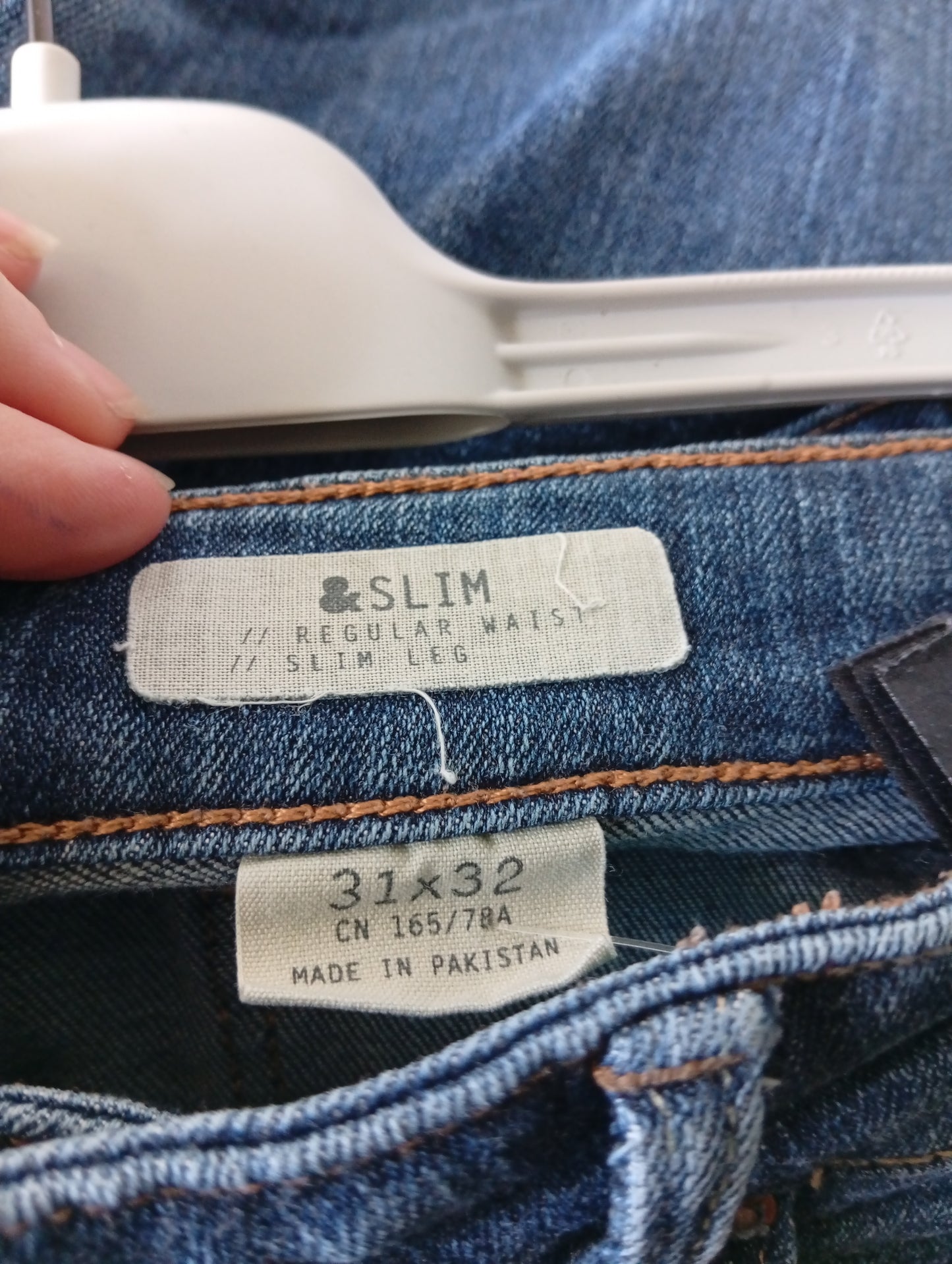 Jean enfant H&M Slim Regular - Taille 31x32 (165/70A). L0026