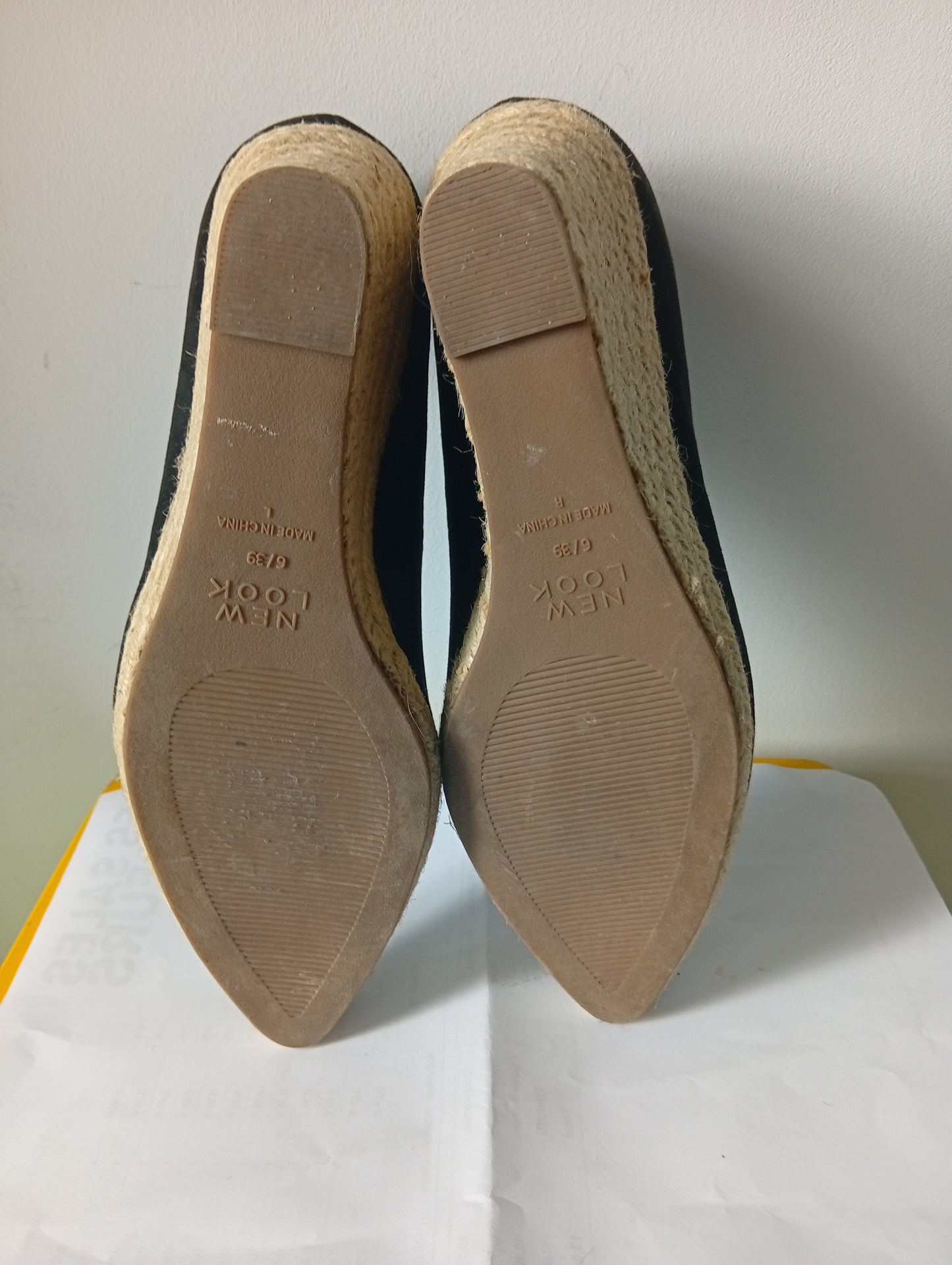 Chaussures femme compensées New Look - Taille 39 - Noir   A00