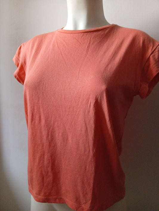T-shirt femme Ted Lapidus orange - Taille M. D001