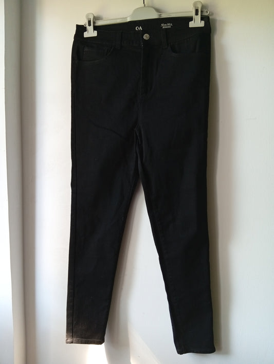 Jegging femme C&A noir - Taille 42 EU / 44 FR. L0032