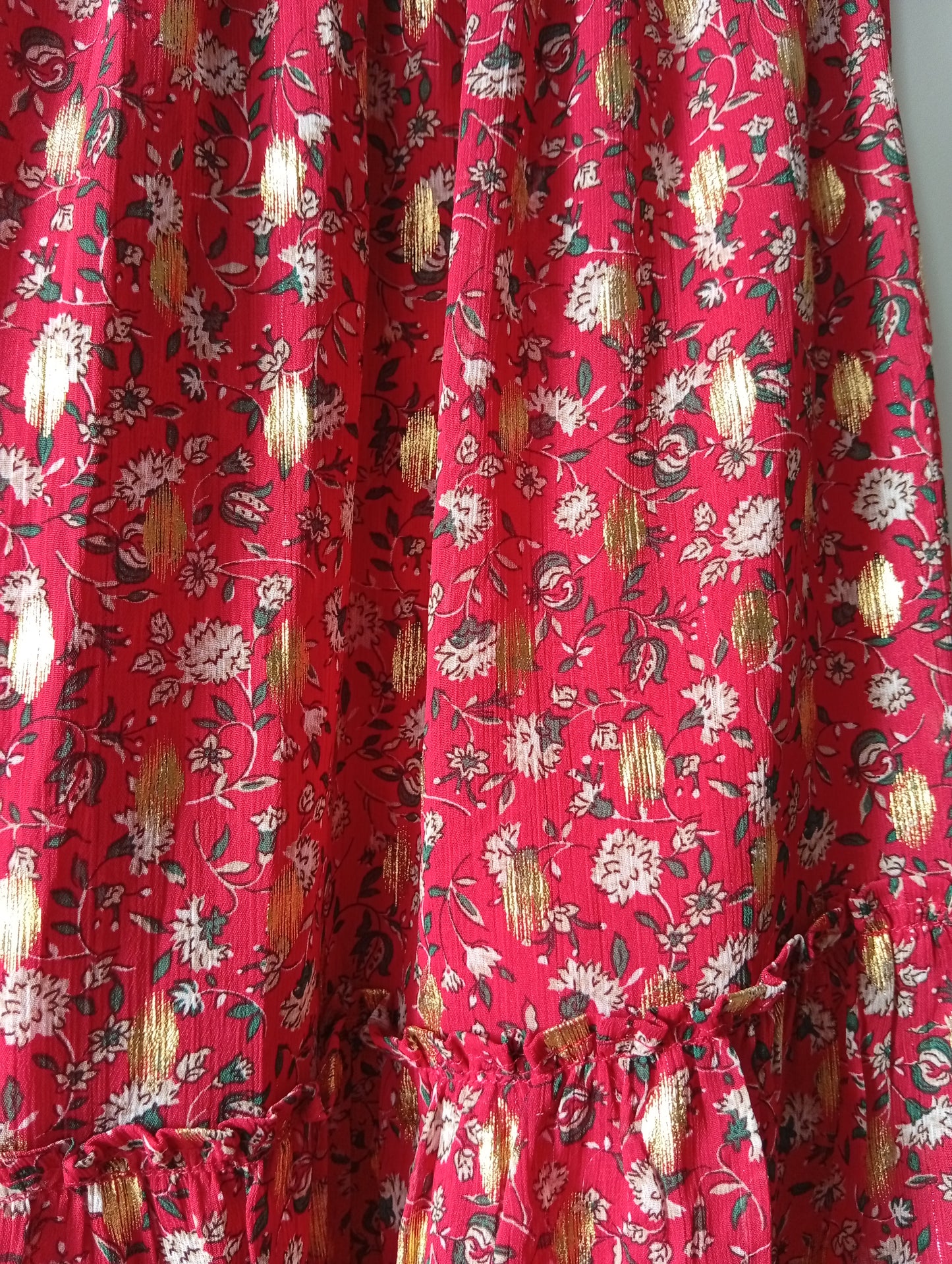 Jupe Lili et Lala rouge taille S. D0027