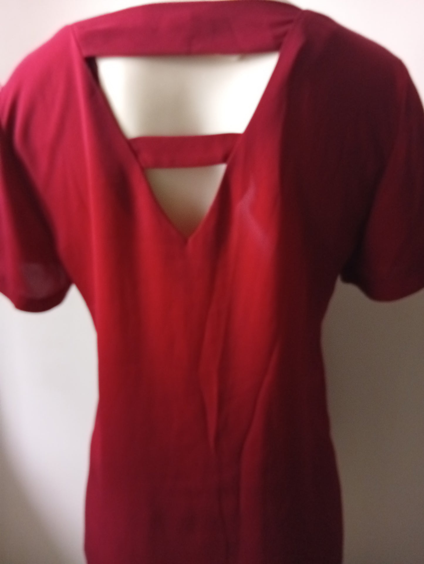 Blouse couleur bordeaux femme Atmosphère taille 38  D009