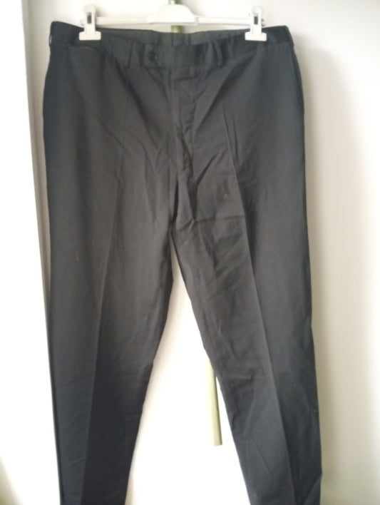 Pantalon homme de costume Brummel noir taille 44. B 001